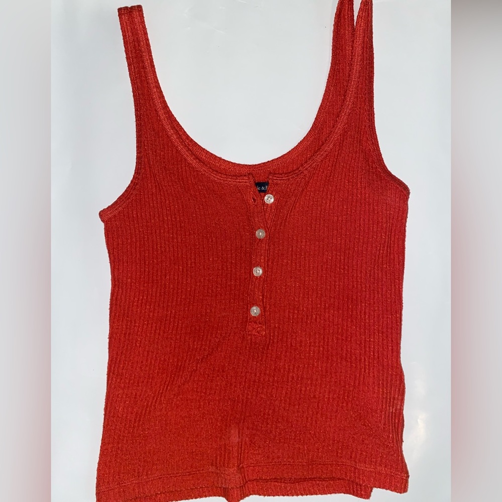 Abercrombie and Fitch Red Tank Top women’s XS